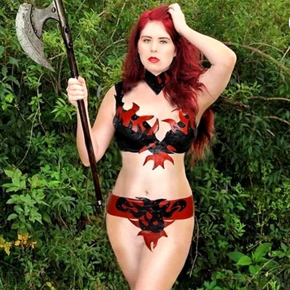 OOAk fantasy costume leather handmade